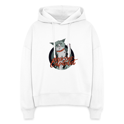 Anarcho-Catpitalist | Women's Hoodie - white