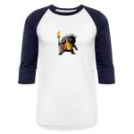 Free the Porcupine | Baseball Tee - white/navy