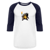 Free the Porcupine | Baseball Tee - white/navy