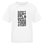 Don't Hurt People | Youth Tee - white