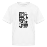 Don't Hurt People | Youth Tee - white