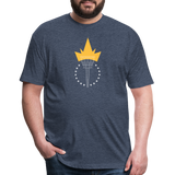 Freedom Torch | Men's Tee - heather navy