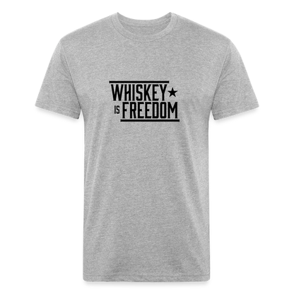 Whiskey is Freedom | Men's Tee - heather gray