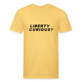 Liberty Curious? | Men's Tee - pastel yellow