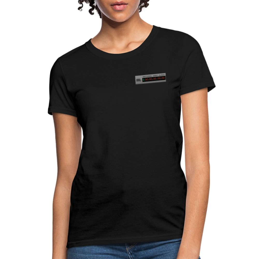 National Debt Clock | Women's Tee - black