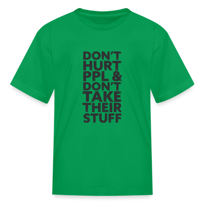 Don't Hurt People | Youth Tee - kelly green