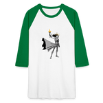 Liberty Hero | Baseball Tee - white/kelly green