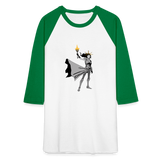 Liberty Hero | Baseball Tee - white/kelly green