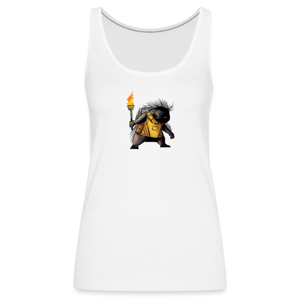 Free the Porcupine | Women's Tank - white