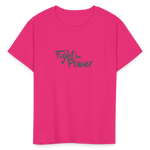 Fight the Power | Youth Tee - fuchsia