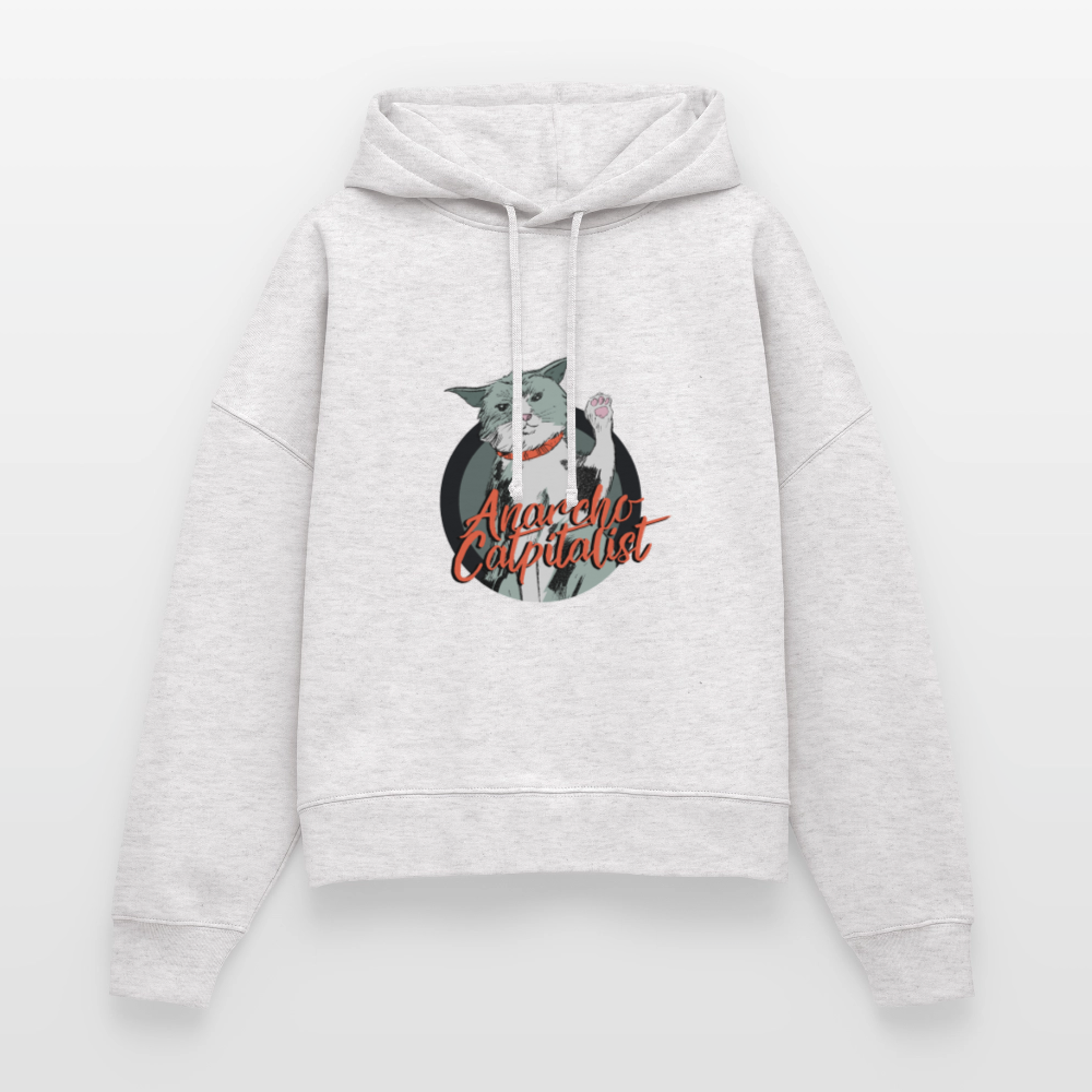 Anarcho-Catpitalist | Women's Hoodie - cool heather grey