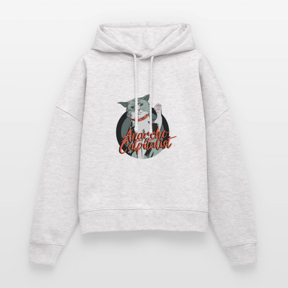 Anarcho-Catpitalist | Women's Hoodie - cool heather grey