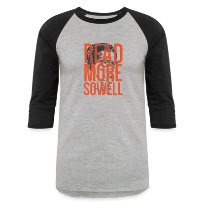 Read More Sowell | Baseball Tee - heather gray/black