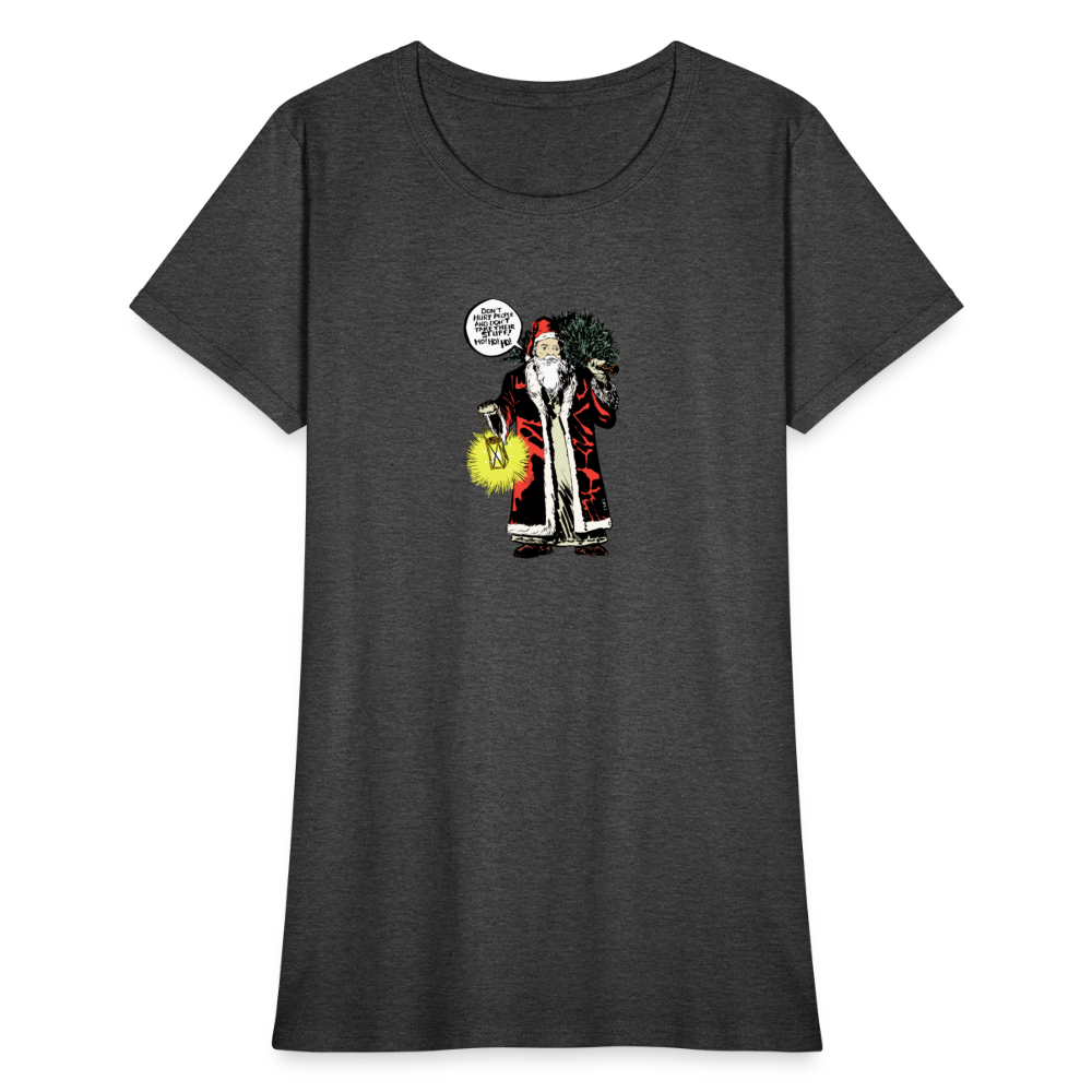 2021 Santa | Women's Tee - heather black