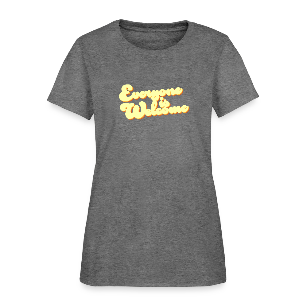 Everyone is Welcome | Women's Tee - graphite heather