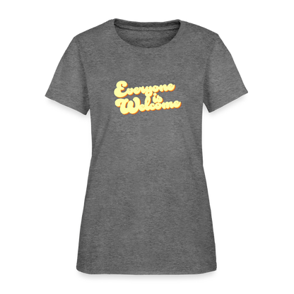 Everyone is Welcome | Women's Tee - graphite heather