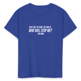 Ayn Rand Quote | Youth Tee - royal blue