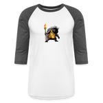 Free the Porcupine | Baseball Tee - white/charcoal