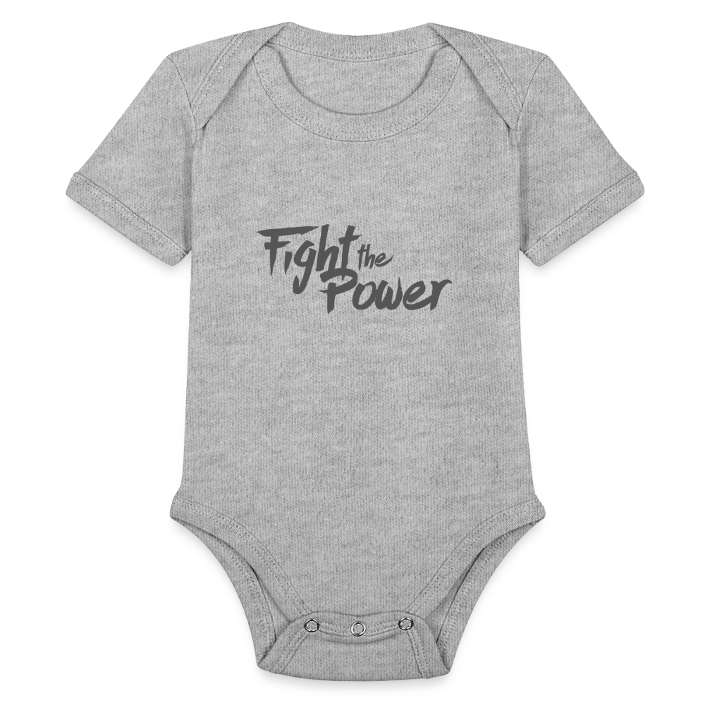 Fight the Power | Baby Onesie - heather grey