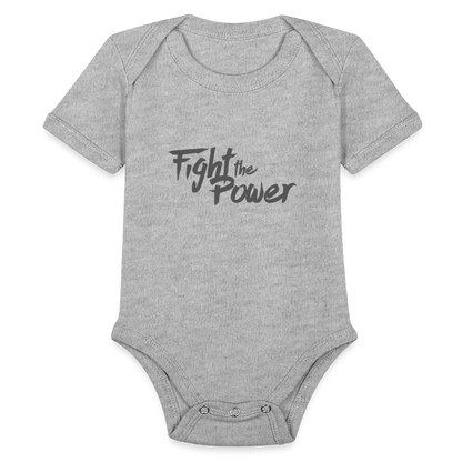 Fight the Power | Baby Onesie - heather grey