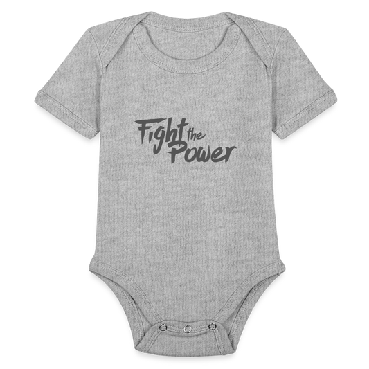 Fight the Power | Baby Onesie - heather grey