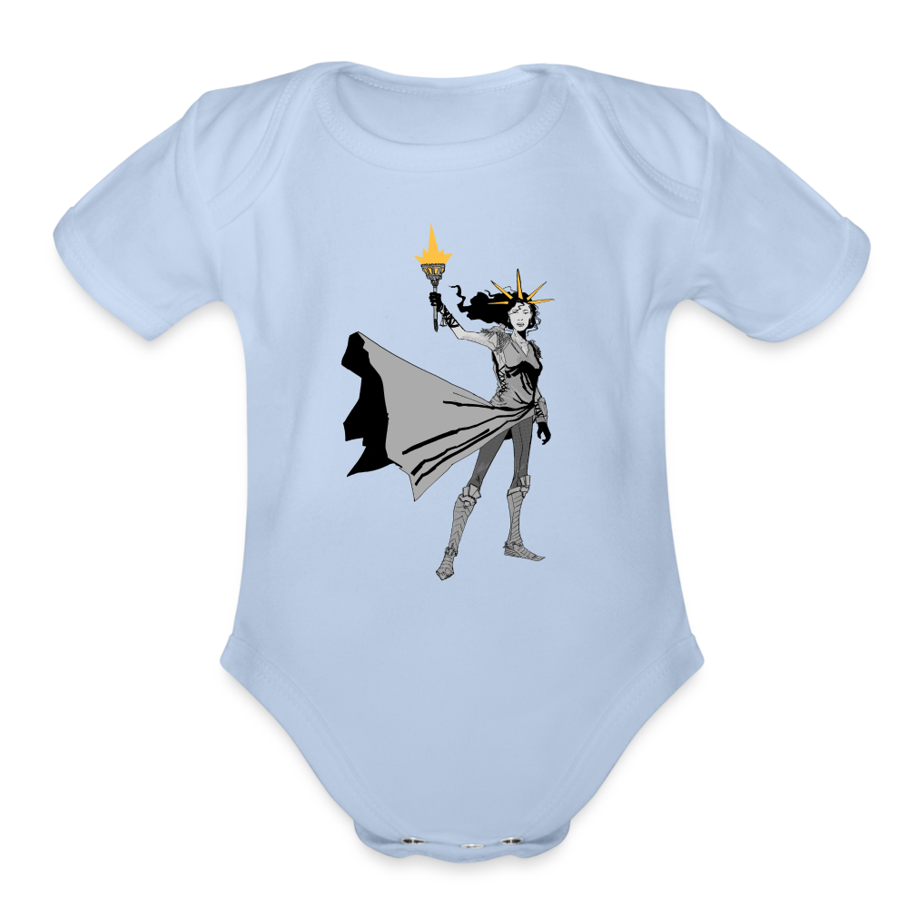 Liberty Hero | Baby Onesie - sky