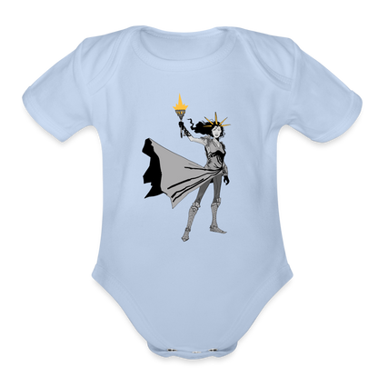 Liberty Hero | Baby Onesie - sky