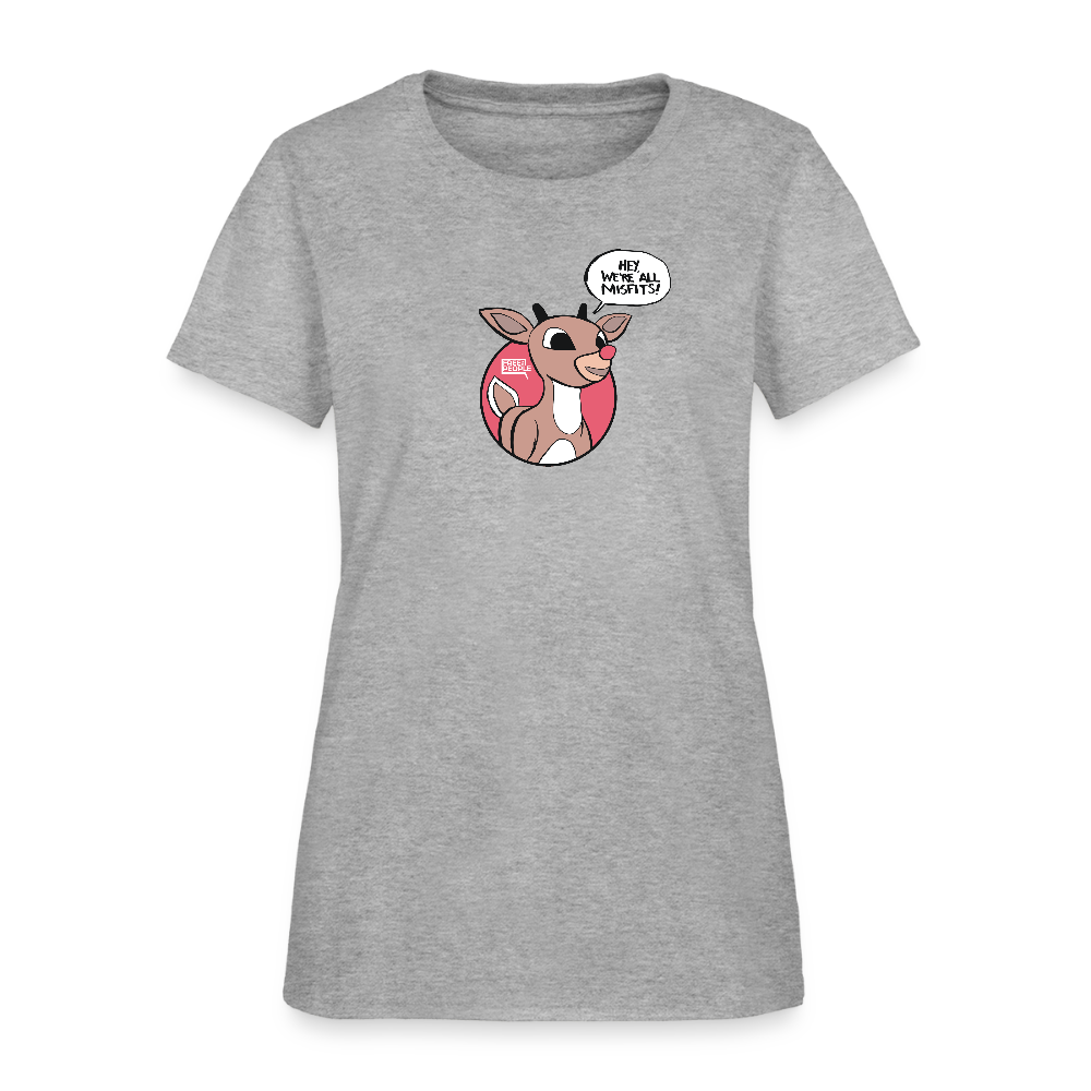 Rudolph Misfits | Women's Tee - heather gray