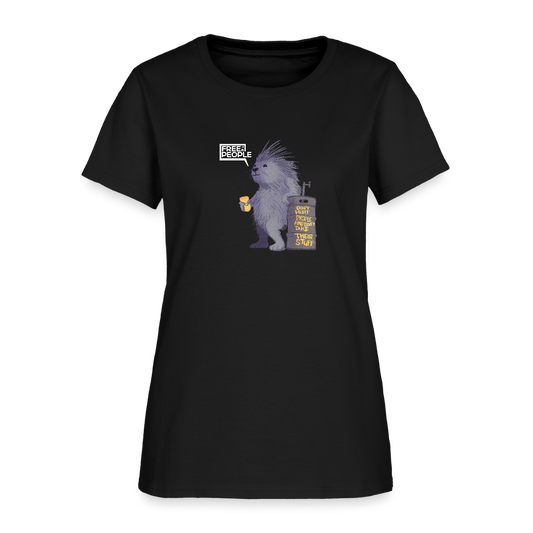 Porcupine Kegger | Women's Tee - black