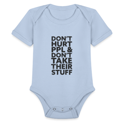 Don't Hurt People | Baby Onesie - sky