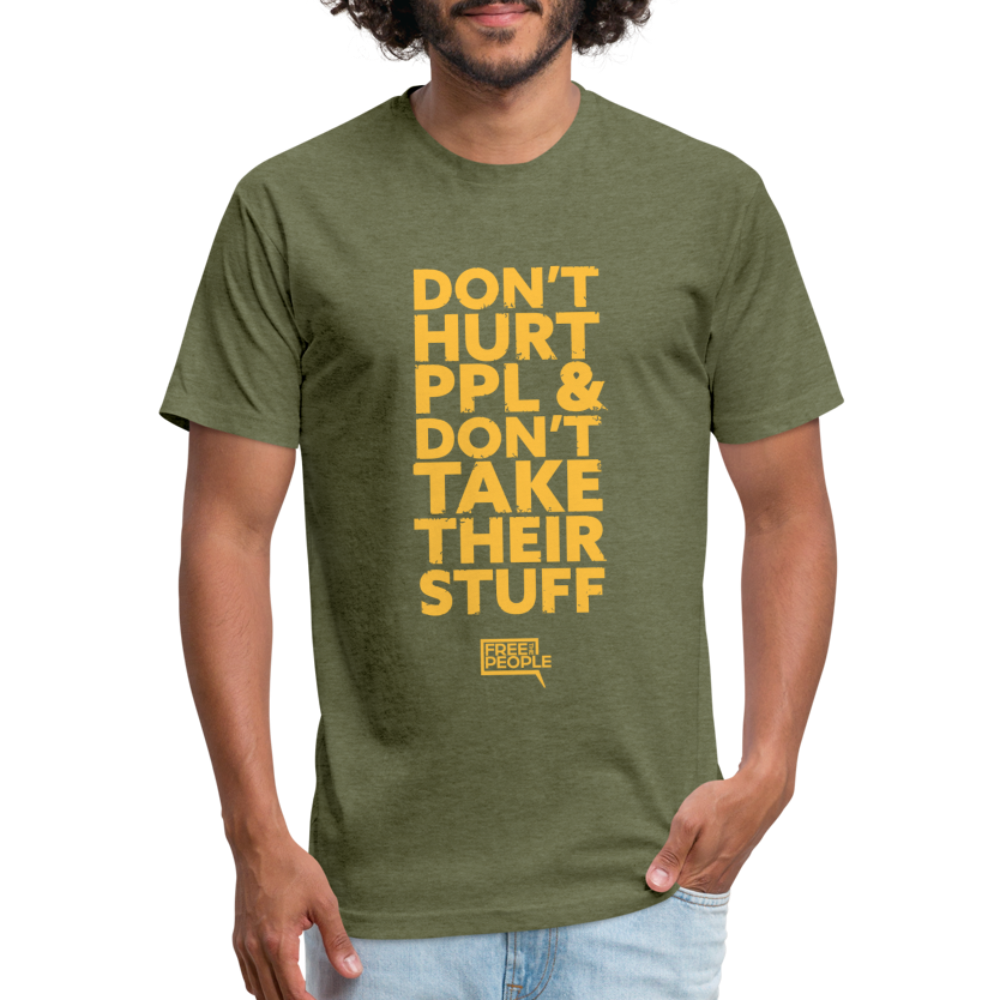 Don't Hurt People | Limited Edition | Men's Tee - heather military green