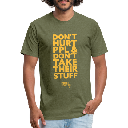 Don't Hurt People | Limited Edition | Men's Tee - heather military green