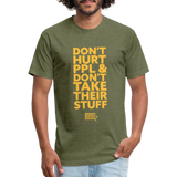 Don't Hurt People | Limited Edition | Men's Tee - heather military green