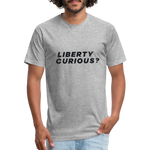 Liberty Curious? | Men's Tee - heather gray