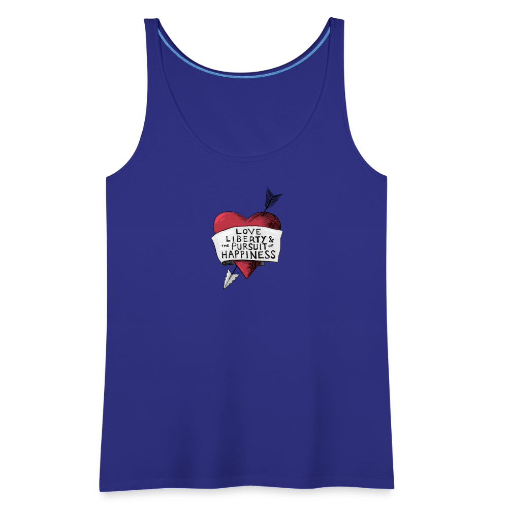 Love, Liberty | Women's Tank - royal blue