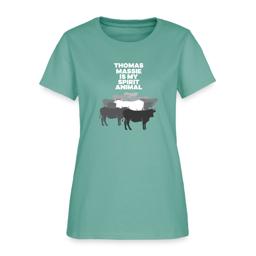 Thomas Massie Is My Spirit Animal | Women's Tee - aquatic
