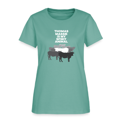 Thomas Massie Is My Spirit Animal | Women's Tee - aquatic