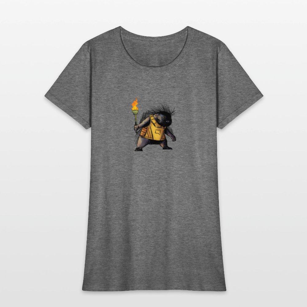 Free the Porcupine | Women's Tee - graphite heather