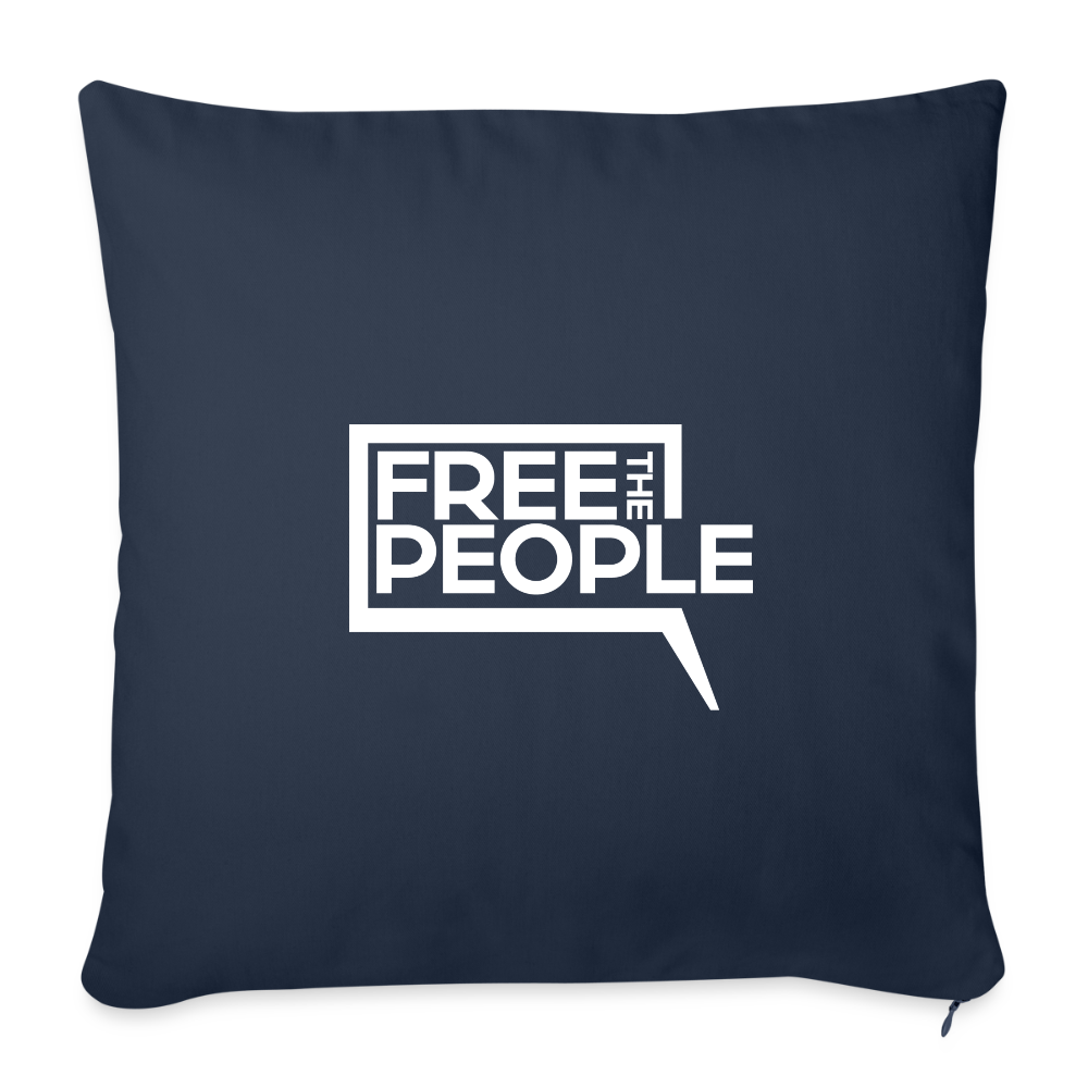 Free the People | Throw Pillow Cover - navy