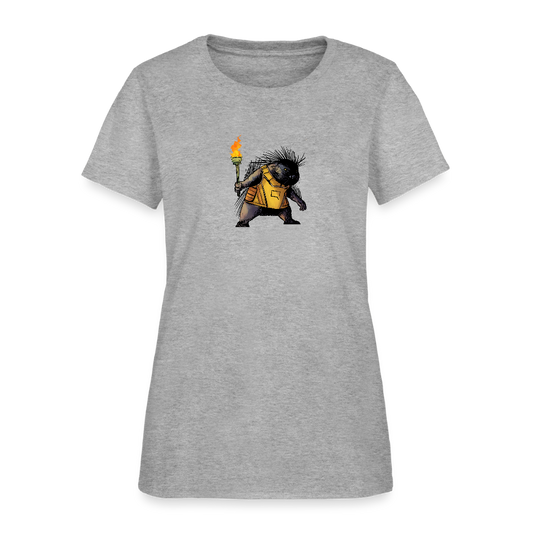 Free the Porcupine | Women's Tee - heather gray