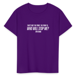 Ayn Rand Quote | Youth Tee - purple