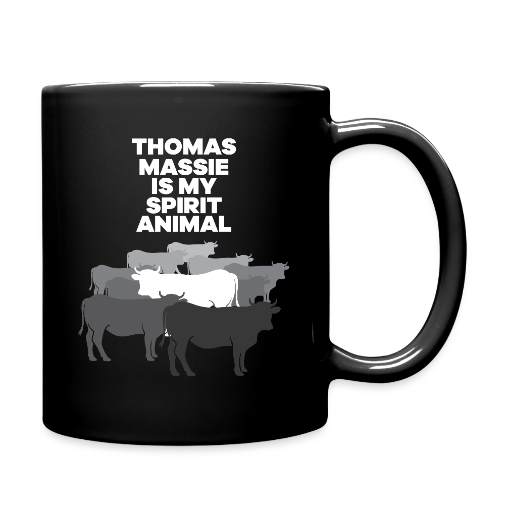 Thomas Massie Is My Spirit Animal Coffee Mug | Black Edition - black