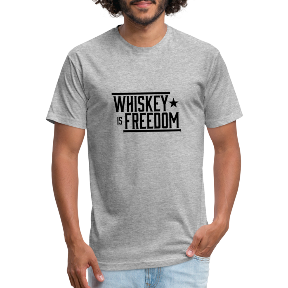 Whiskey is Freedom | Men's Tee - heather gray