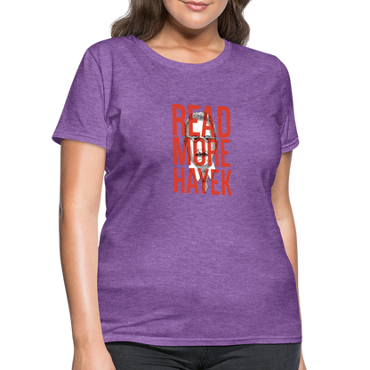 Read More Hayek | Women's Tee - purple heather