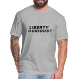 Liberty Curious? | Men's Tee - heather gray