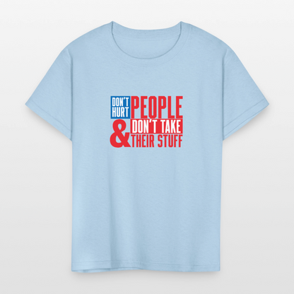 Don't Hurt People | America | Youth Tee - powder blue