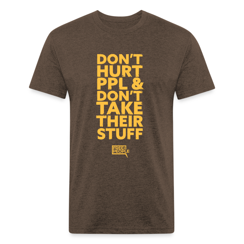 Don't Hurt People | Limited Edition | Men's Tee - heather espresso