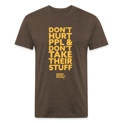 Don't Hurt People | Limited Edition | Men's Tee - heather espresso