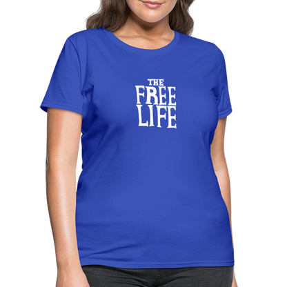 The Free Life | Women's Tee - royal blue