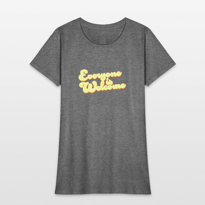 Everyone is Welcome | Women's Tee - graphite heather